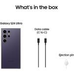 SAMSUNG Galaxy S24 Ultra Cell Phone, 512GB AI Smartphone, Unlocked Android US Version, 2024, Titanium Violet (Used)